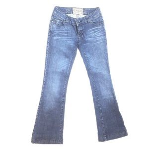 American Rag Womens Sz 0 Med Wash Boot Cut Jeans